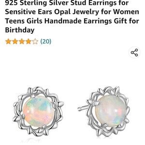 Opal earrings